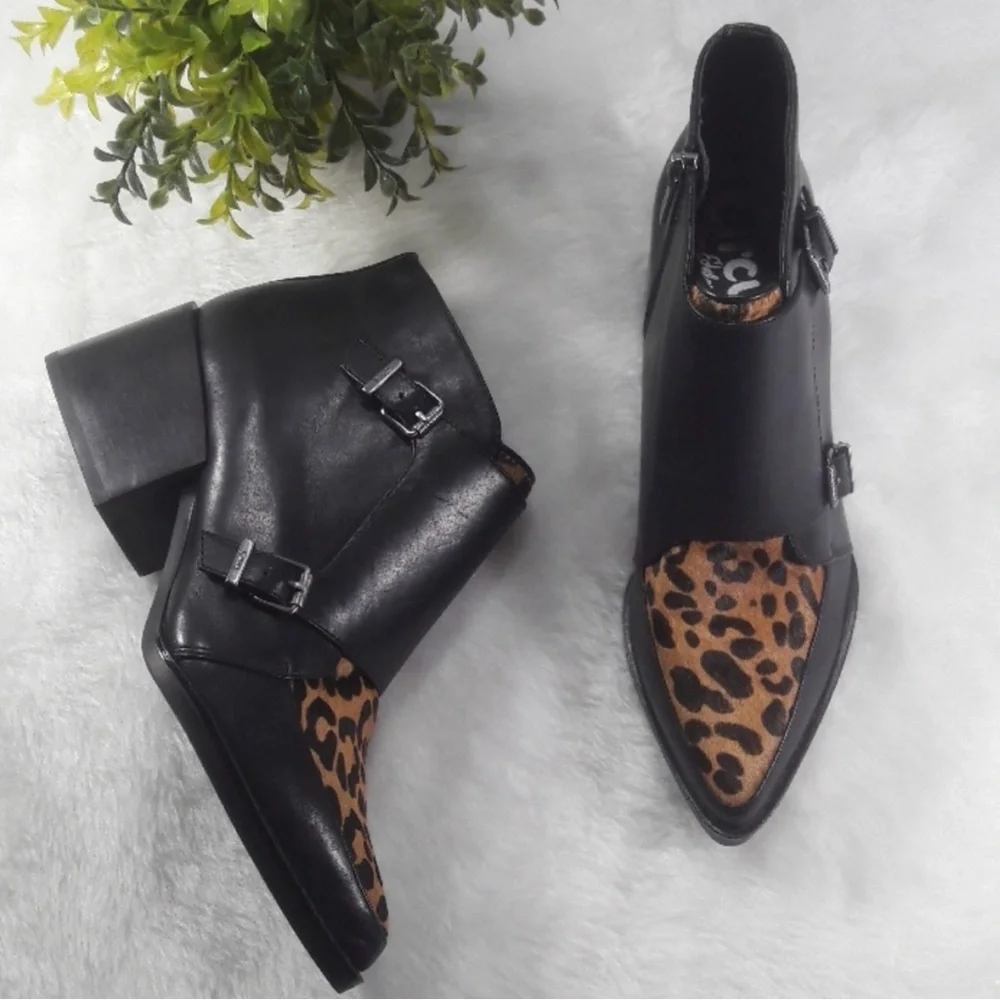 SAM EDELMAN Reese Pony Hair Leather
Ankle Boots - Picture 3 of 8
